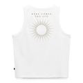 Women’s Cropped Organic Tank Top - white