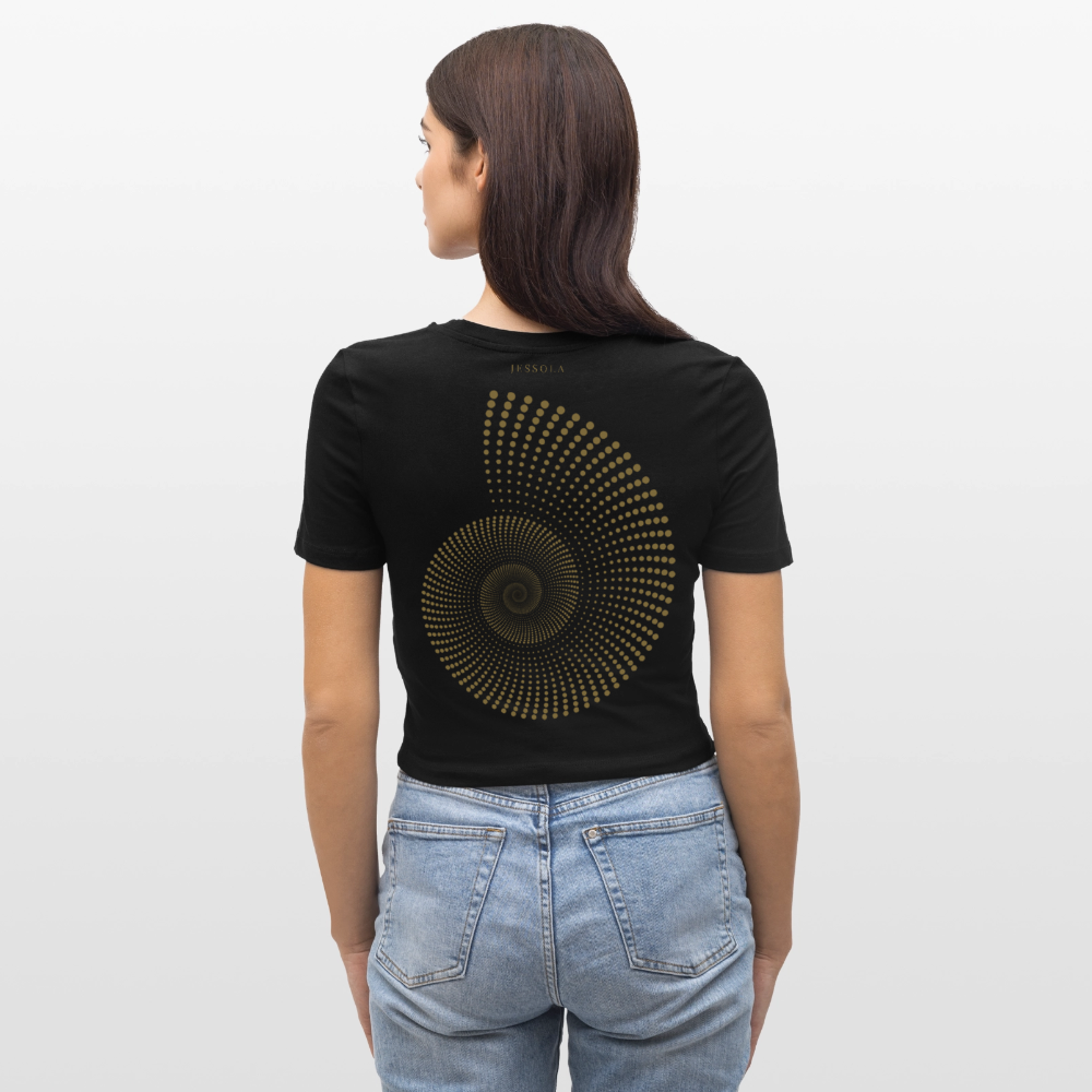 Cropped T-Shirt - black