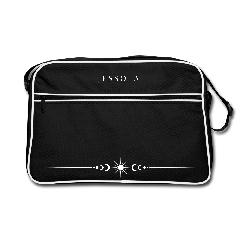 JESSOLA Essentials | Retro Bag - black/white