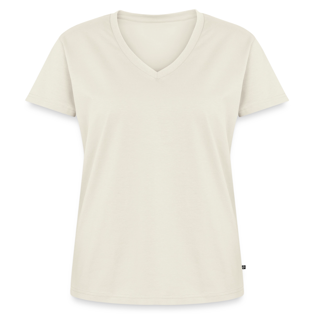 Women's Organic V-Neck T-Shirt by Stanley & Stella - off white