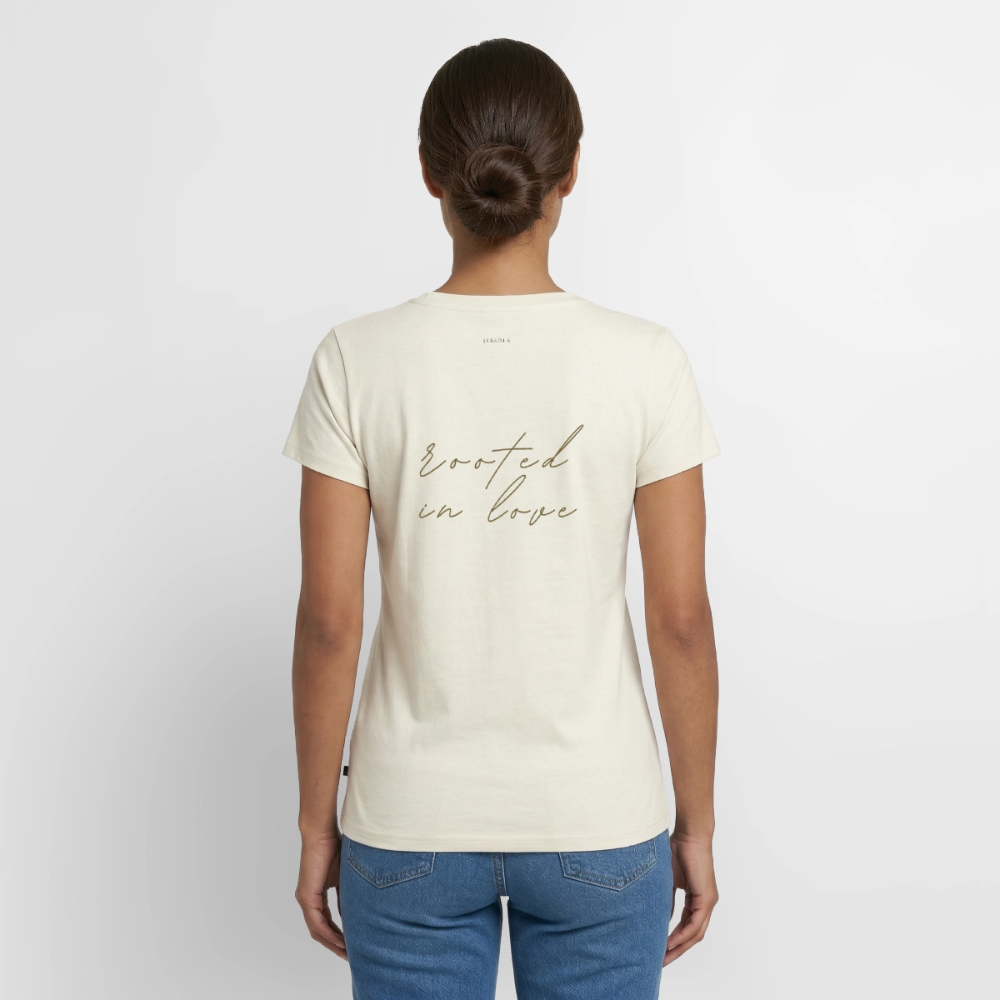 Women's Organic V-Neck T-Shirt by Stanley & Stella - off white