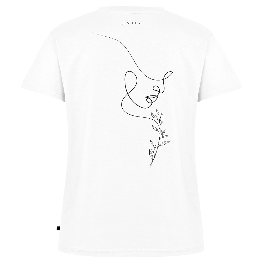 Women's Organic V-Neck T-Shirt by Stanley & Stella - white