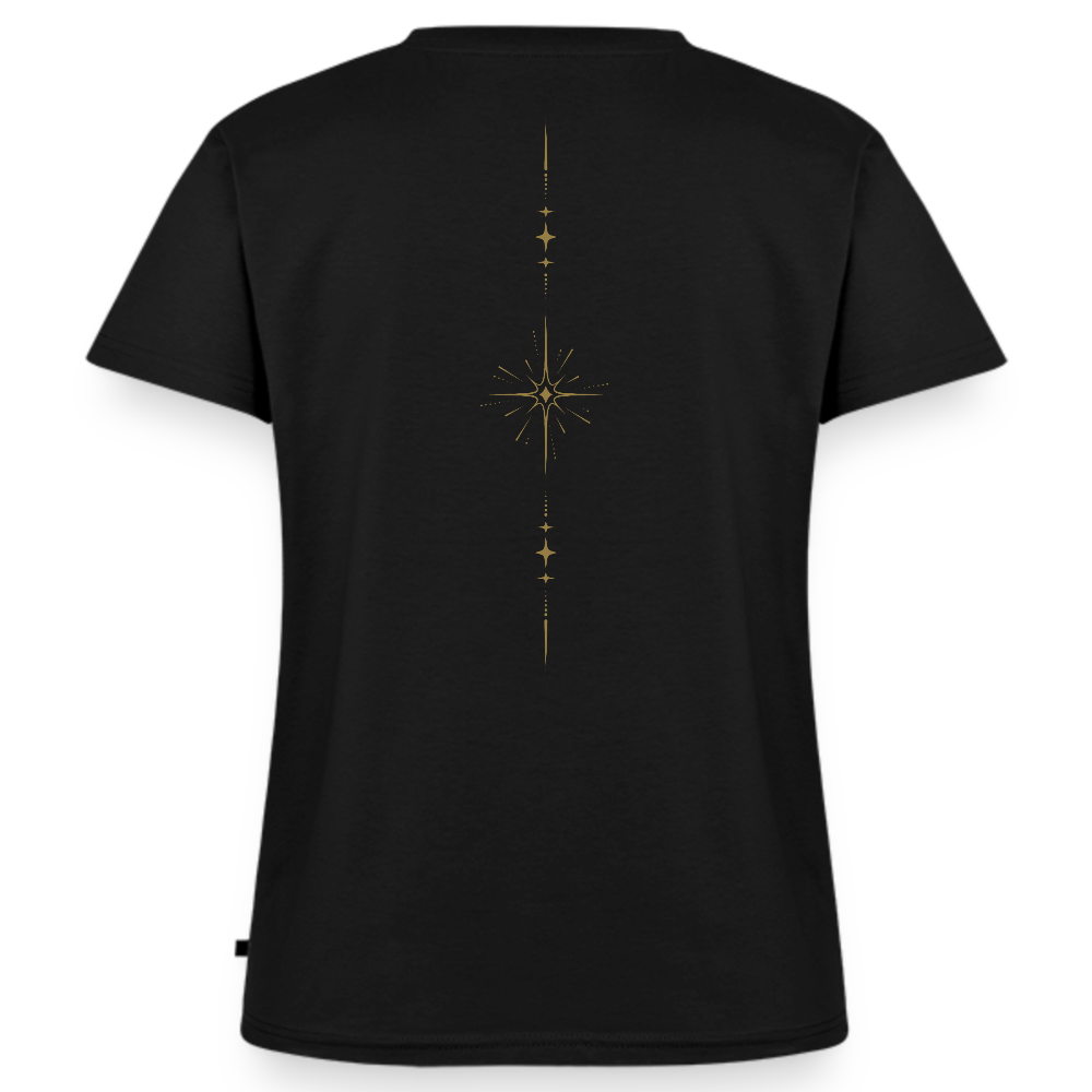 Women's Premium Organic V-neck T-shirt - black