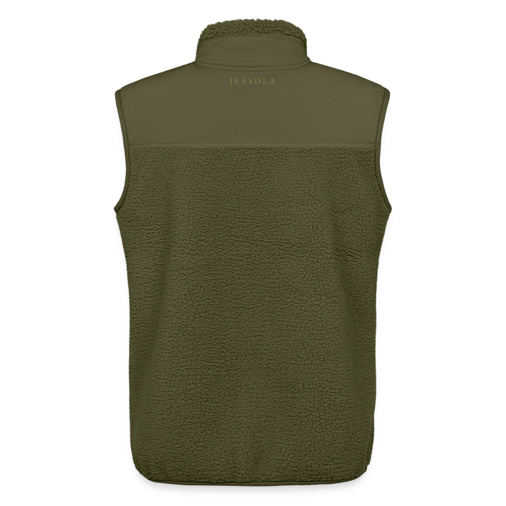 Unisex Sherpa Gilet by Stanley/Stella - khaki