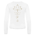 Slim Fit Women's Organic Longsleeve - white