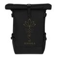 Roll Top Backpack - black