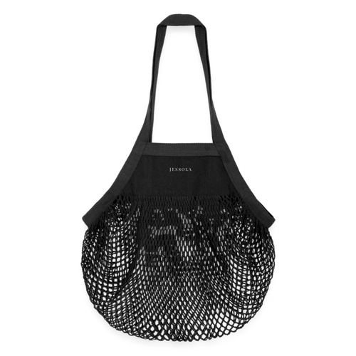 Organic Mesh Shopping Bag - black