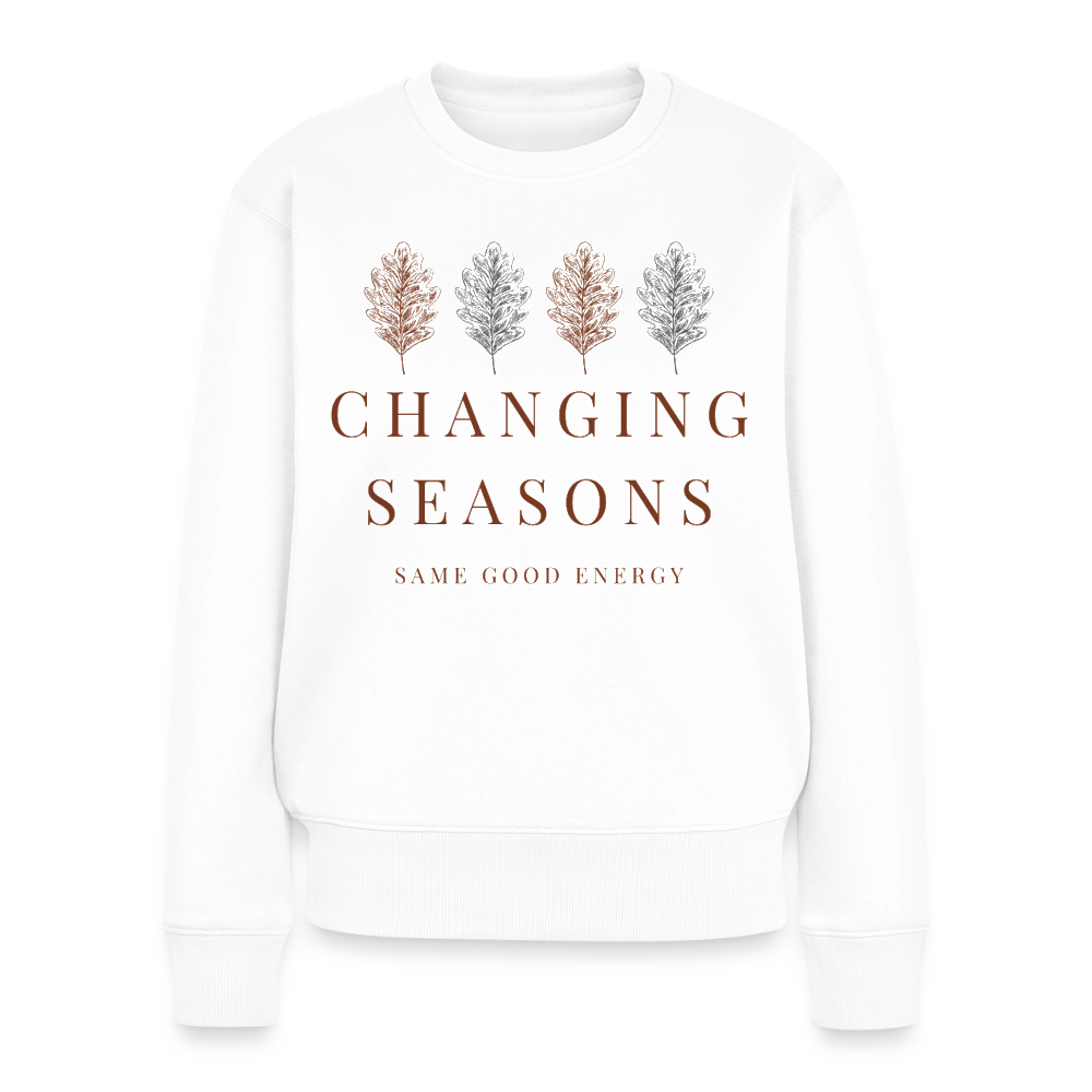 JESSOLA Essentials | Classic Crewneck Sweatshirt - white
