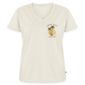 Women's Organic V-Neck T-Shirt by Stanley & Stella - off white