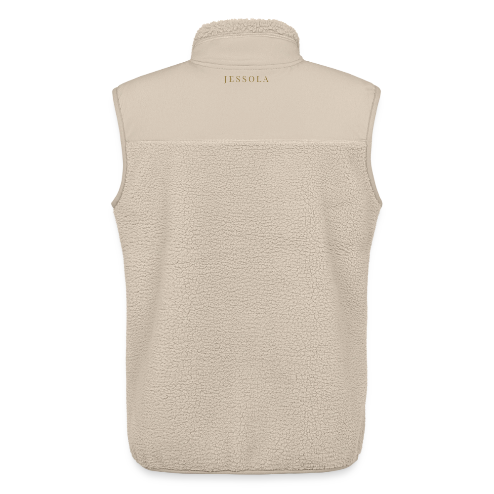 Unisex Sherpa Gilet by Stanley/Stella - beige
