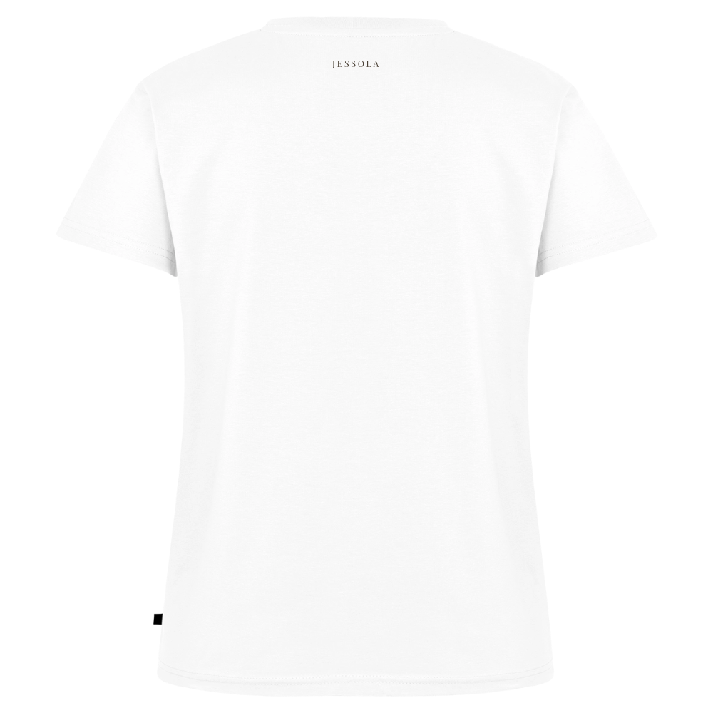 Women's Organic V-Neck T-Shirt by Stanley & Stella - white