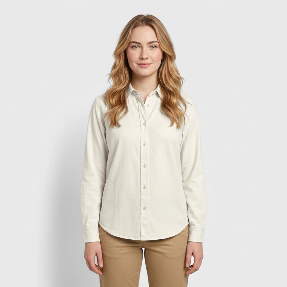 Relaxed Fit Unisex Organic Shirt by Stanley/Stella - soft Ecru