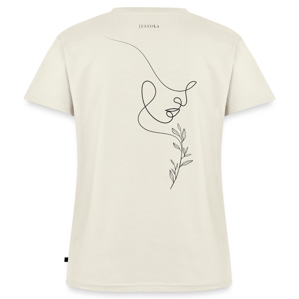 Women's Organic V-Neck T-Shirt by Stanley & Stella - off white
