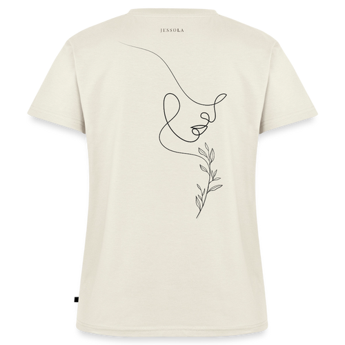 Women's Organic V-Neck T-Shirt by Stanley & Stella - off white