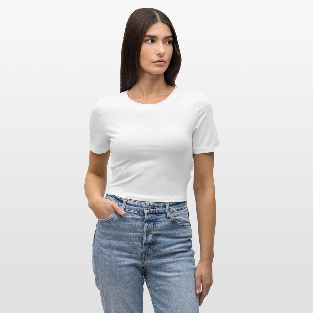 Cropped T-Shirt - white