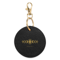 Round Keyring - black