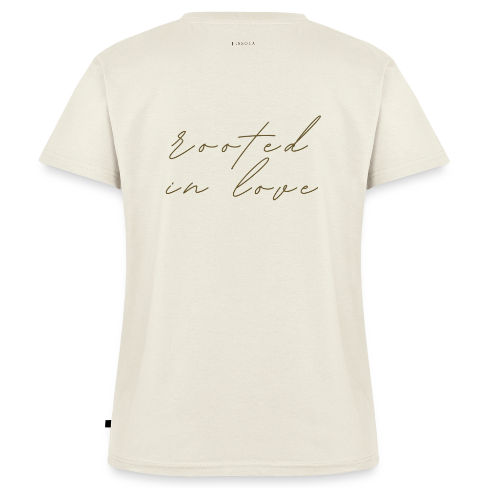 Women's Organic V-Neck T-Shirt by Stanley & Stella - off white