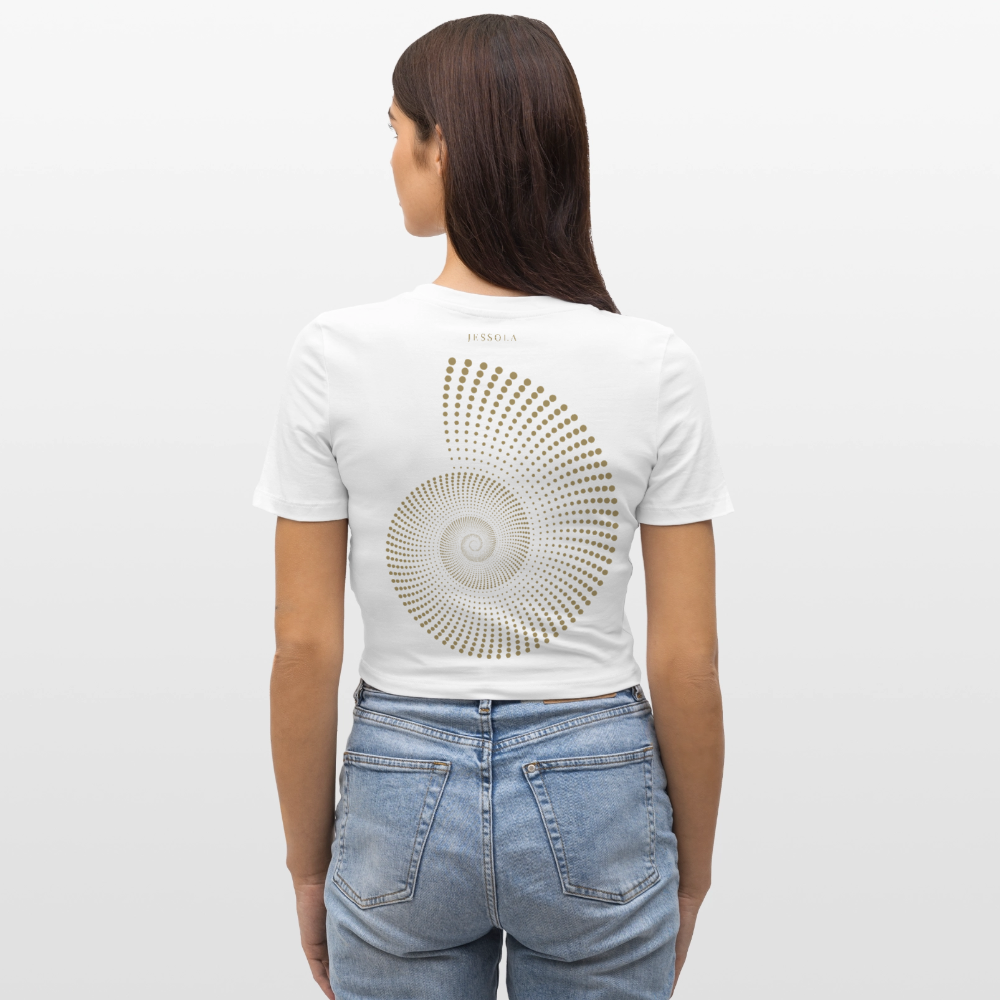 Cropped T-Shirt - white