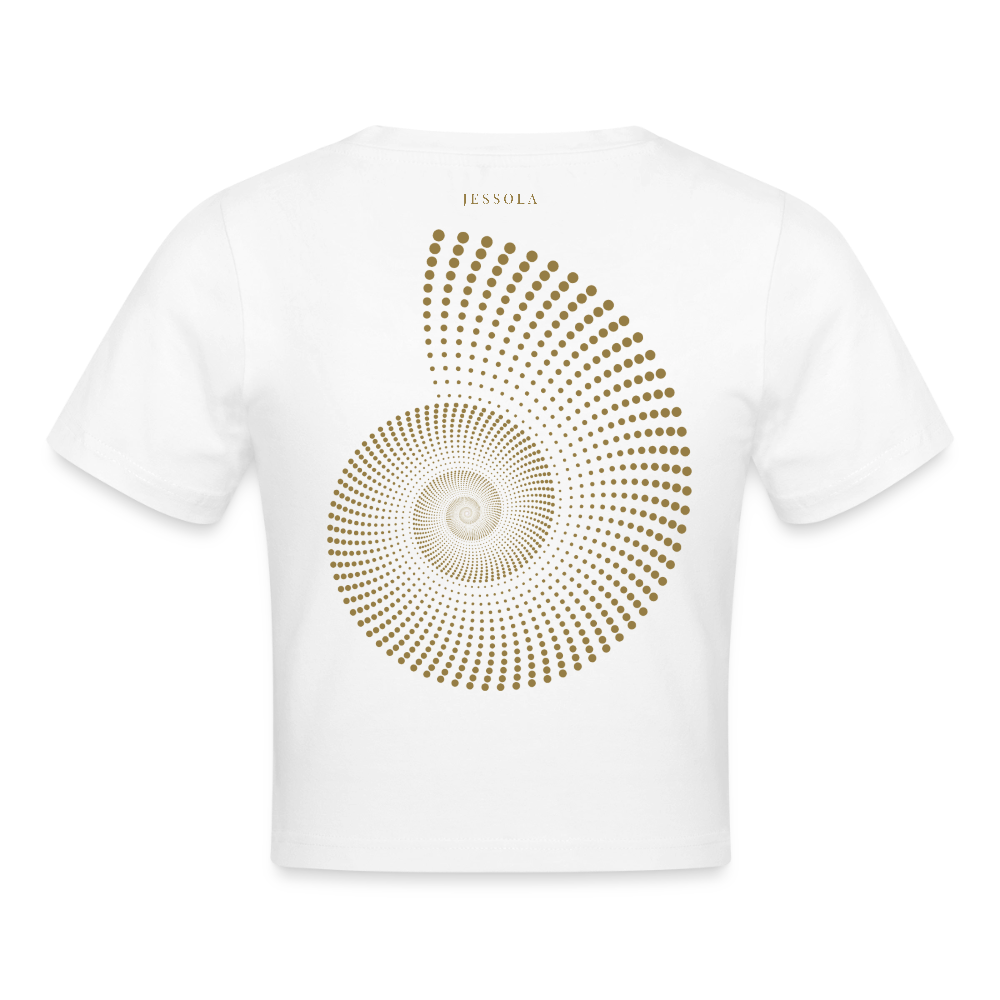 Cropped T-Shirt - white