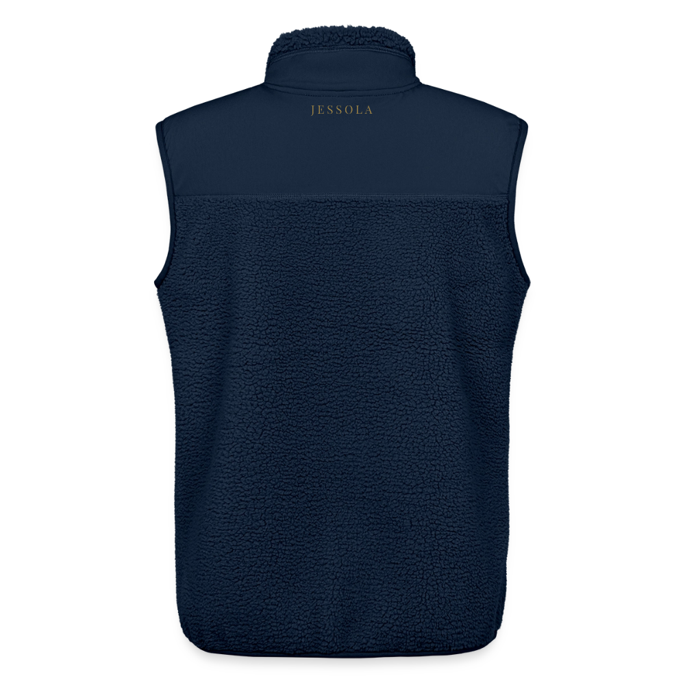 Unisex Sherpa Gilet by Stanley/Stella - navy