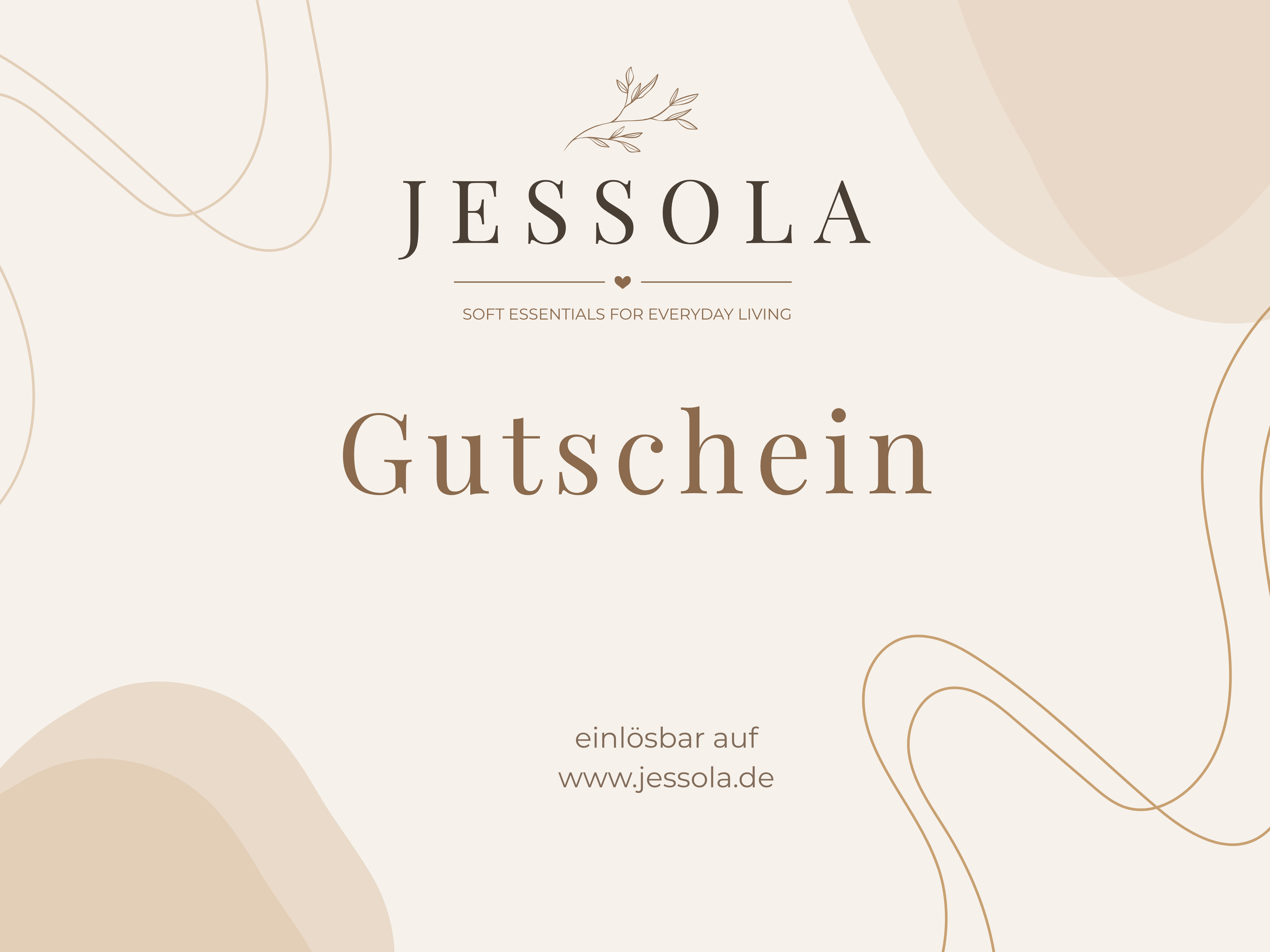 JESSOLA Geschenkgutschein – Zeitlose Lieblingsstücke verschenken