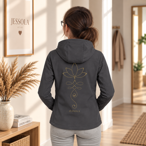 JESSOLA Essentials | Damen Softshelljacke aus recyceltem Material