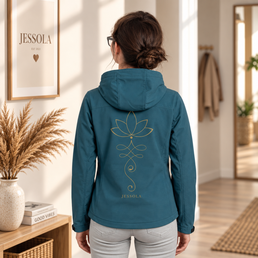 JESSOLA Essentials | Damen Softshelljacke aus recyceltem Material