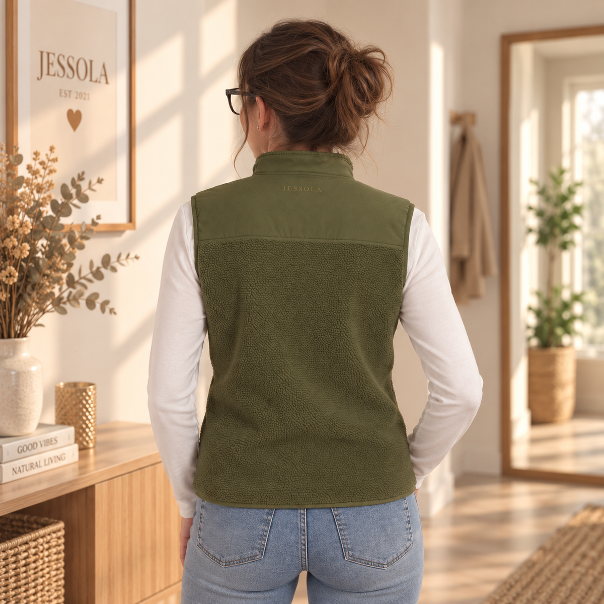 JESSOLA Essentials | Unisex Sherpa-Weste