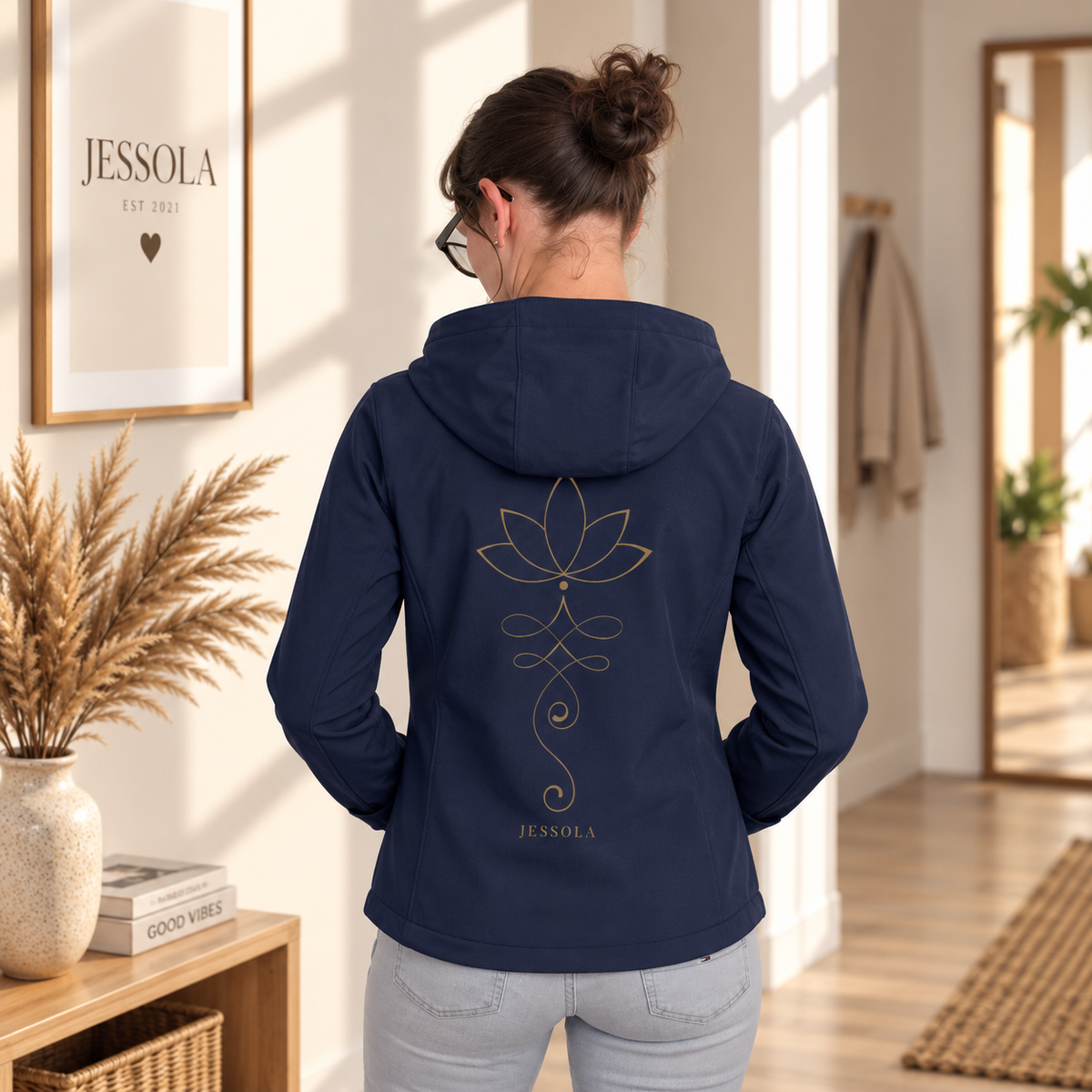 JESSOLA Essentials | Damen Softshelljacke aus recyceltem Material
