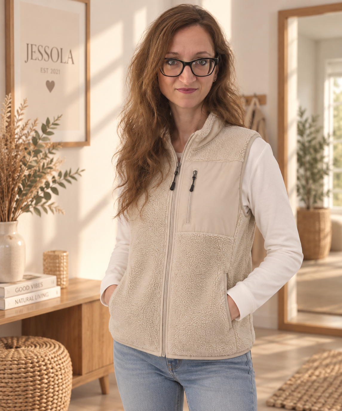 JESSOLA Essentials | Unisex Sherpa-Weste