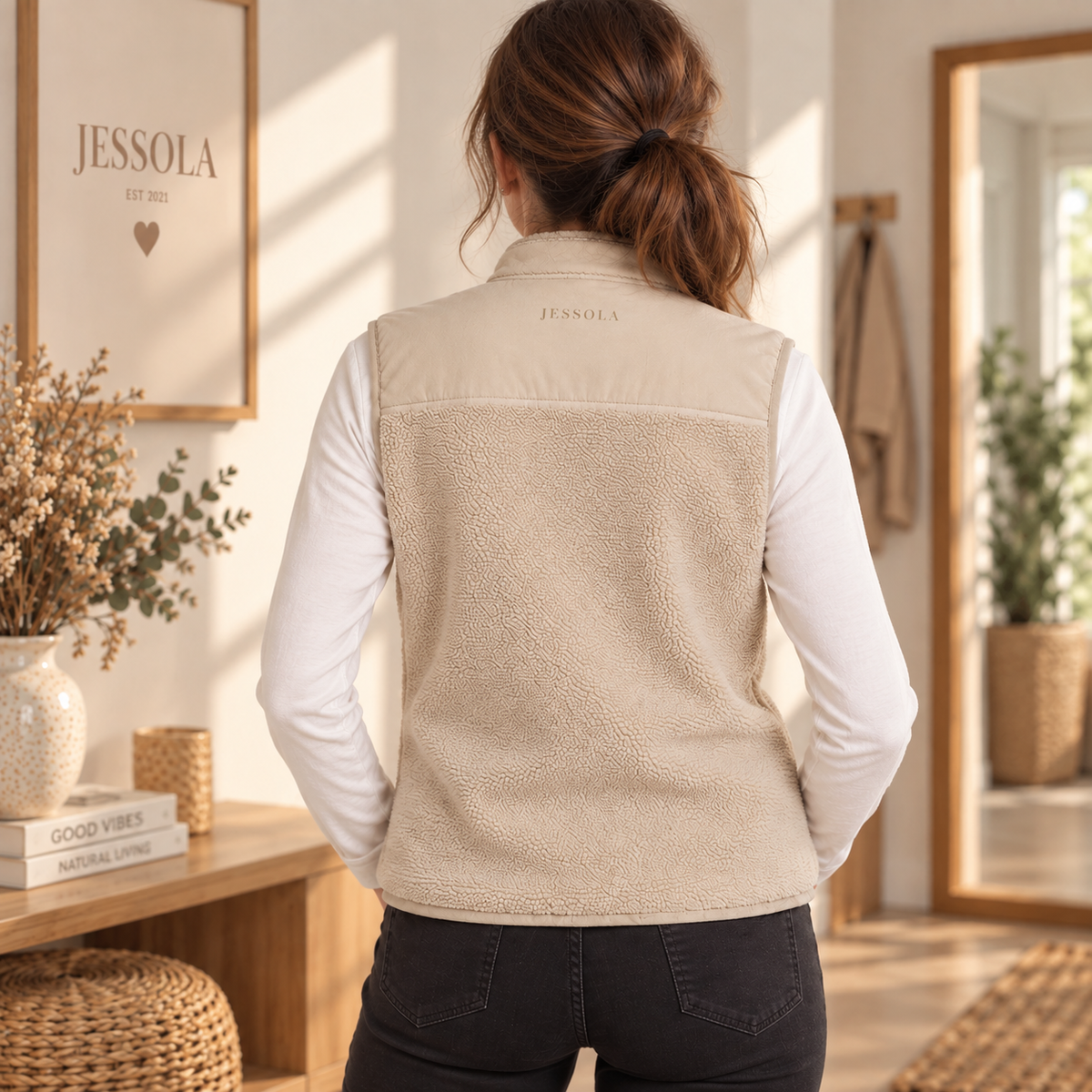 JESSOLA Essentials | Unisex Sherpa-Weste